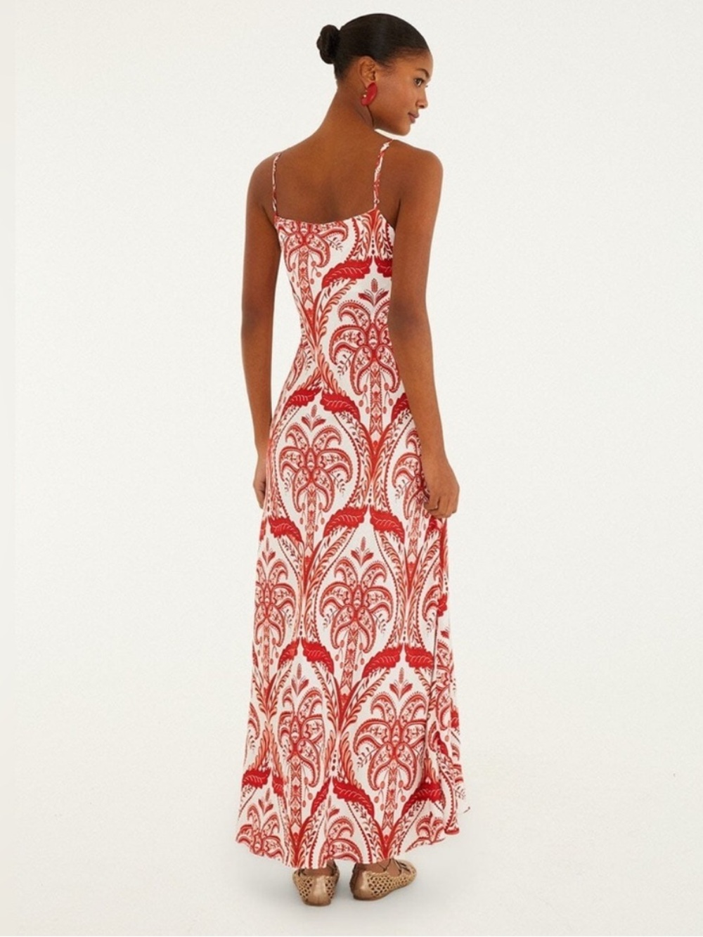 Farm Rio: Off-White Tropical
Cameo Slip Lenzing™ Ecovero™ Maxi Dress DT - Picture 9 of 10